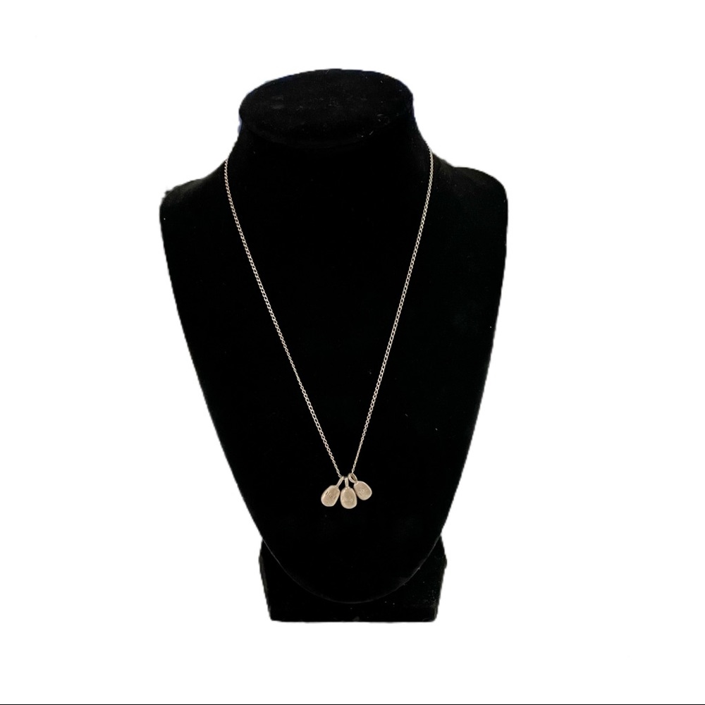 Mind. Body. Spirit. Sterling Silver Necklace